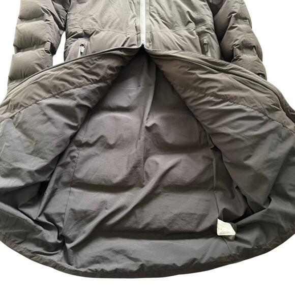 Lululemon Sleet Street Long Jacket Black Size 6 600-Fill Puffer Coat Winter Ski - Picture 7 of 10